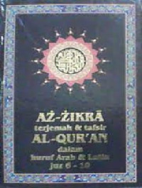 Image of Az-Zikra Terjemah & Tafsir Al - Qur'an dalam Huruf Arab & Latin Juz 6 - 10