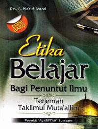 Image of Etika Belajar Bagi Penuntut Ilmu