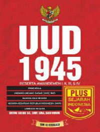 Image of Konstitusi Indonesia  UUD 1945 Dan AMANDEMEN I,II,III & IV