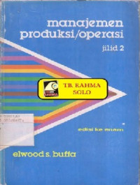 Image of Manajemen Produksi/Operasi Jilid 2