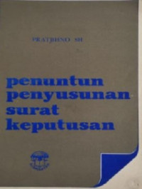 Image of Penuntun Penyusunan Surat Keputusan