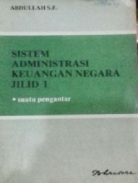 Image of Sistem Administrasi Keuangan Negara Jilid 1