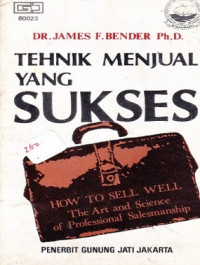 Image of Tehnik Menjual Yang Sukses